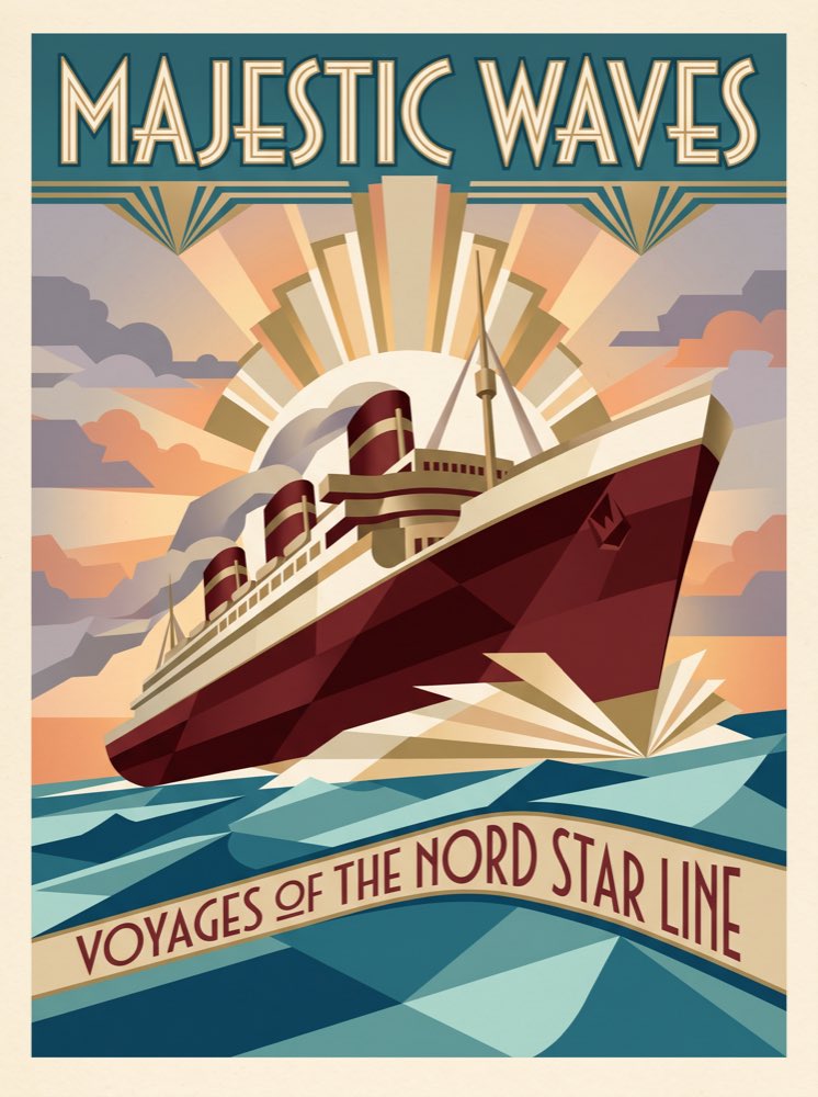 Poster wisata Art Deco