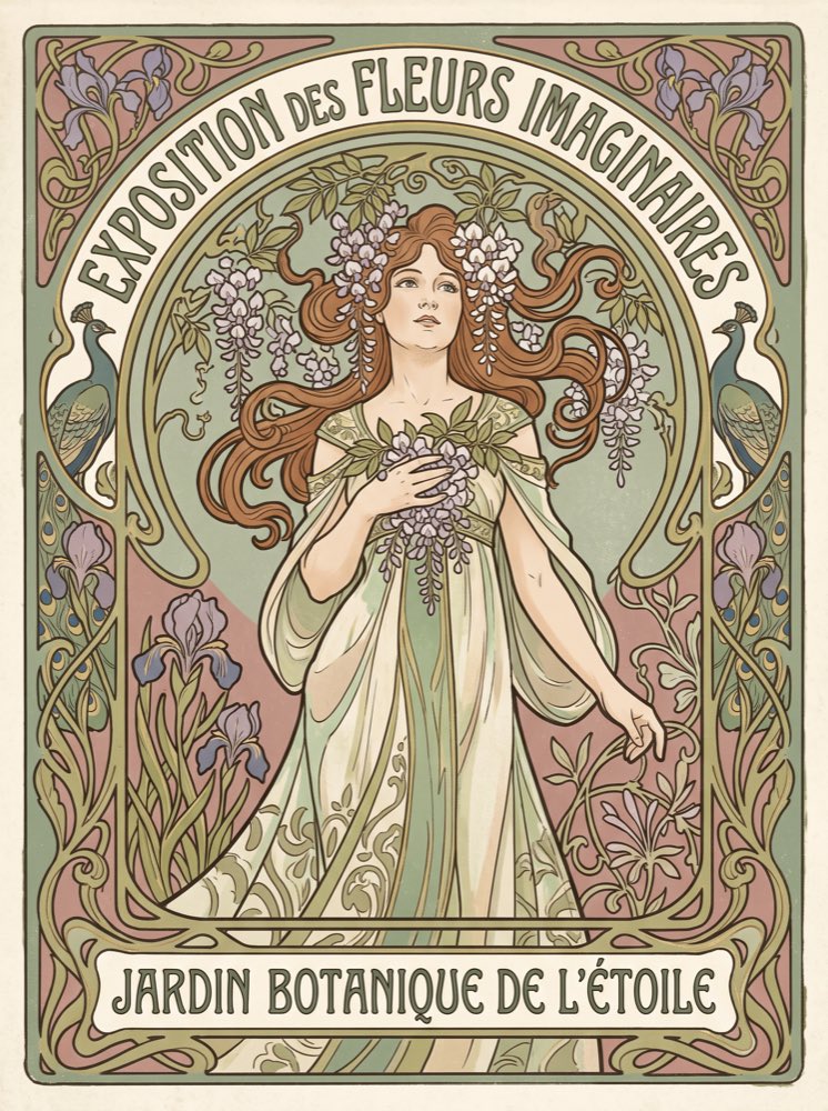 Litografi Art Nouveau